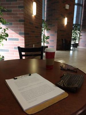 The rotunda is a great place to read.