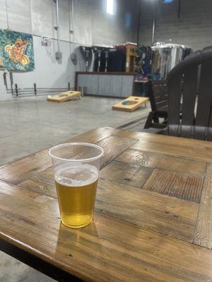 Interior and beer