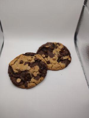 Chocolate Peanut butter cookies