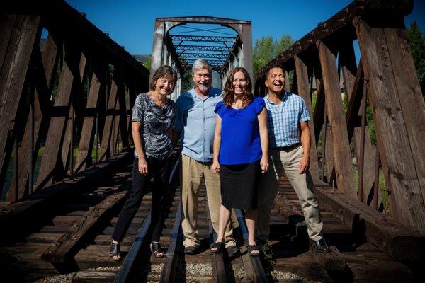 Our fearless leaders:  Sid, Chuck, Michelle & John.