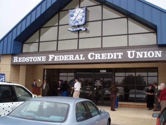 Redstone Federal Credit union branch located at 1396 Winchester Rd Huntsville, AL 35811.