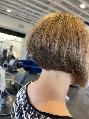 A line haircut