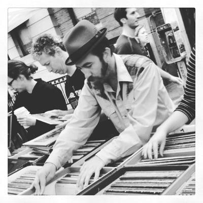 Vinyl Diggers at the Somerville Rock And Roll Yard Sale