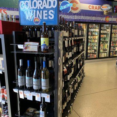 We also carry some tasty local Colorado wines