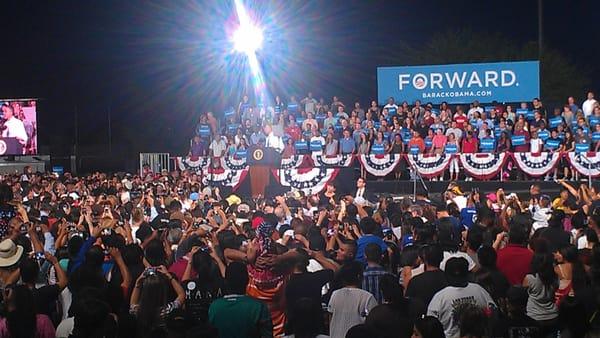 SIR Las Vegas did the Obama rally