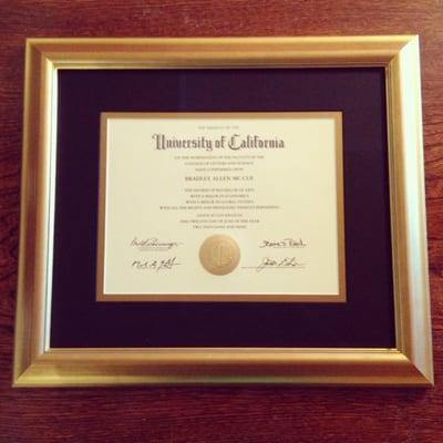 UCLA Diploma - Class of 2009