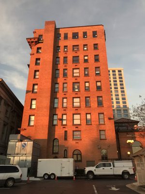 External of our building located in Downtown Norfolk