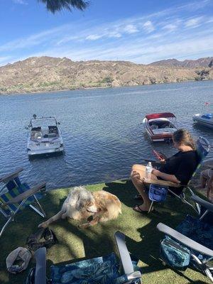 This is one of the best RV spots! Love the decks and privacy. Owners are awesome and everyone is very nice that stay there.