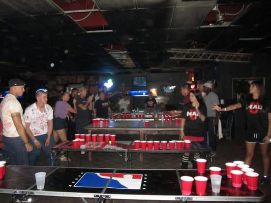 Monthly Beer Pong Tournaments