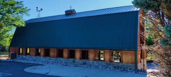 Large barn like pavilion