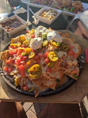 Nachos app with Chicken