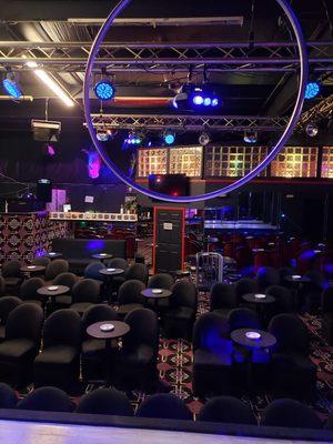 Overview of the inside of the club. Recent upgrades. Aerial ring for even more amazing entertainment!