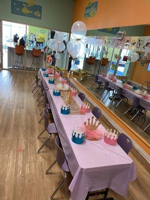 Princess birthday party