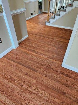 Sand and Refinish on Hardwood Floors