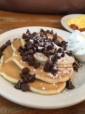 Chocolate chip pancakes