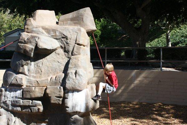 These playground rock climbers are exciting and offer great challenge and exercise!