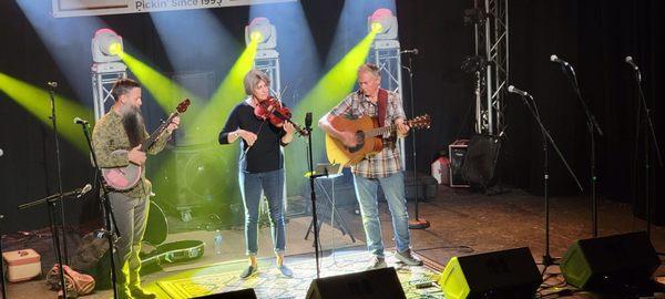 Crooked measures at the durango bluegrass meltdown. Saturday opening act at animas city theater