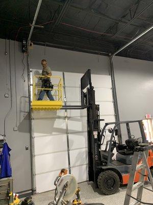 Commercial door & Liftmaster 8500 Jackshaft Installation