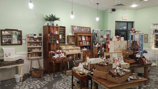 Fun decor and great all-natural products!