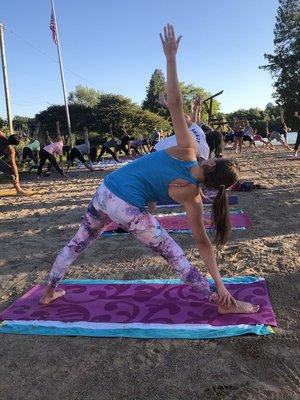 Sunset Yoga at the Beach-Deer Lake Beach. Every other Sunday throughout the summer.