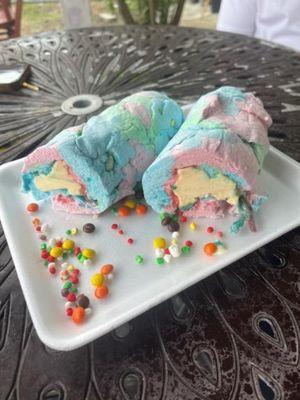 Cotton candy burrito