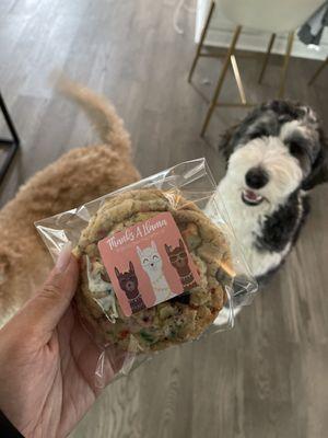 Oreo Birthday Cake cookie