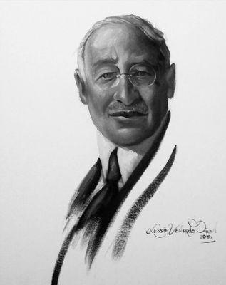 Artwork of Lessie Venardo Dixon 

"Julius Rosenwald"
16" x 20"
oil on canvas