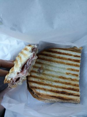 Grilled ham and cheese panini ... fabulous!