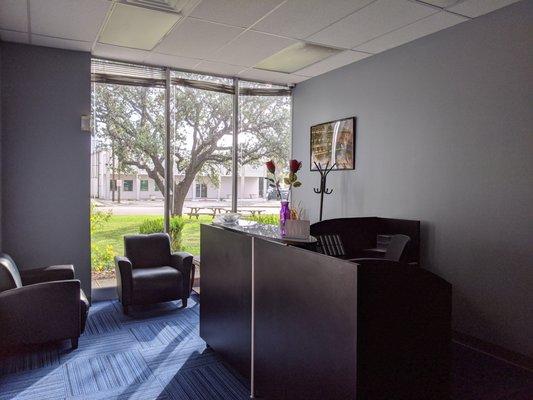 Our front desk is ready to welcome you.