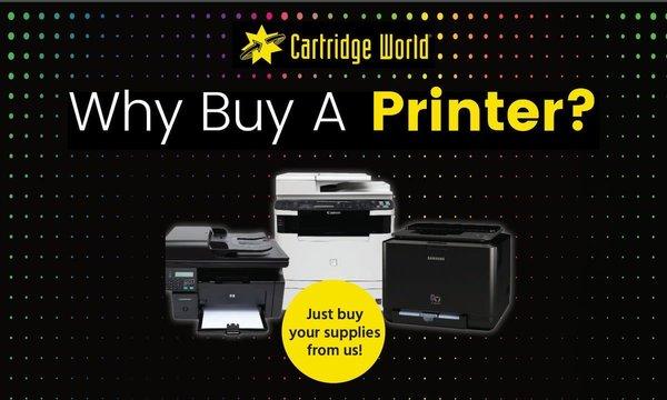 Businesses, ask us about our Why Buy A Printer Program!