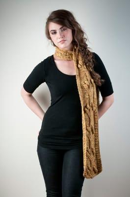 the chukklu scarf - 100% alpaca