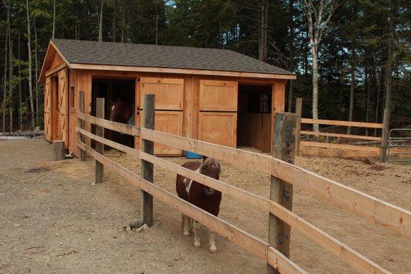 Modular horse barn that's affordable.