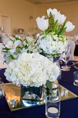 Beautiful arrangement by A Man and a Woman Floral Designs.