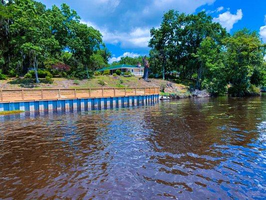 Waterfront Shoreline Protection Vinyl Bulkhead Georgetown, SC