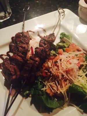 Filet mignon kabobs