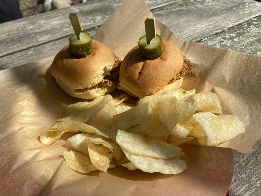 Pork sliders ($10) - moist and tasty but a bit small for the price