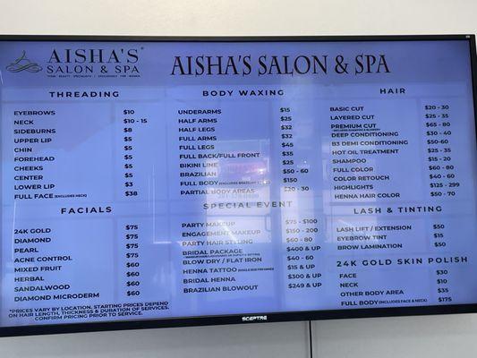 Aisha's Salon & Spa