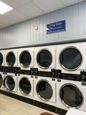 Dryer wall of 10 regular size and 4 super size