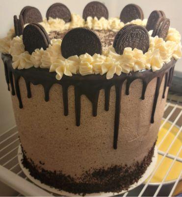 3 layer Oreo cake