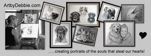 Art by Debbie Radicchi Pet Portraits in Pencil