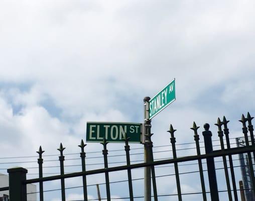 On the corner of Elton and Stanley Ave