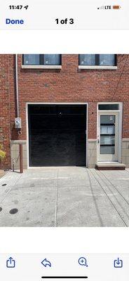 New garage door