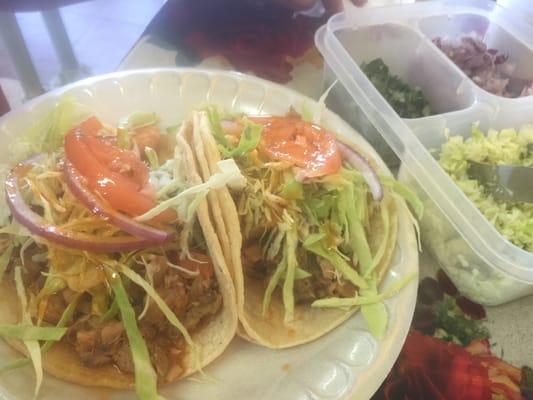 Best cahuamanta tacos ever!