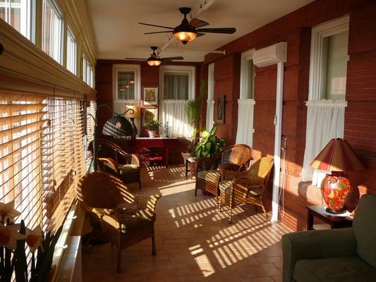 Our lovely Sun Porch...so relaxing!