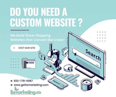 We build custom websites.