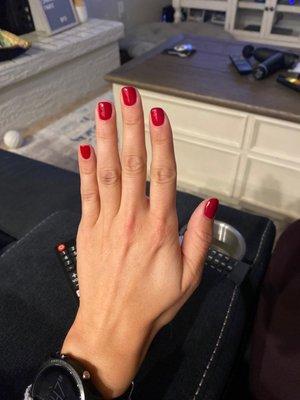 Fresh gel manicure