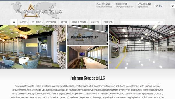 Fulcrum Concepts Website Design. Responsive WordPress Website Design.