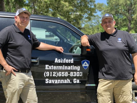 Owner Jareb Ashford, and brother Jason Ashford in business together servicing Savannah area homes and businesses.