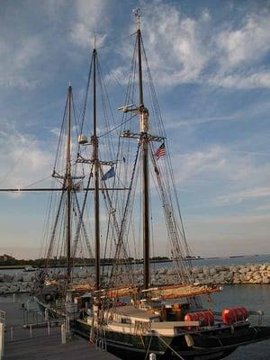 Denis Sullivan docked at Pier Wisconsin