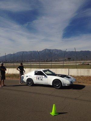 Our old race car in tech thanks to Sube Sport